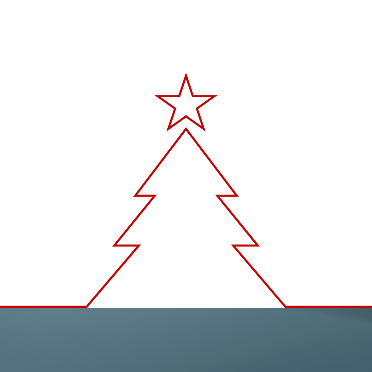 Motiv mit Icon eines Weihnachtsbaums